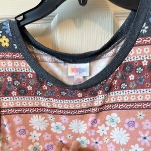 LuLaRoe Floral Patterned Top